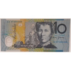 AUSTRALIA 2007 . TEN10 DOLLAR BANKKNOTE . STEVENS/HENRY . FIRST PREFIX